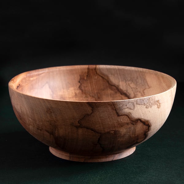 Spalted maple bowl W170mm by H70mm