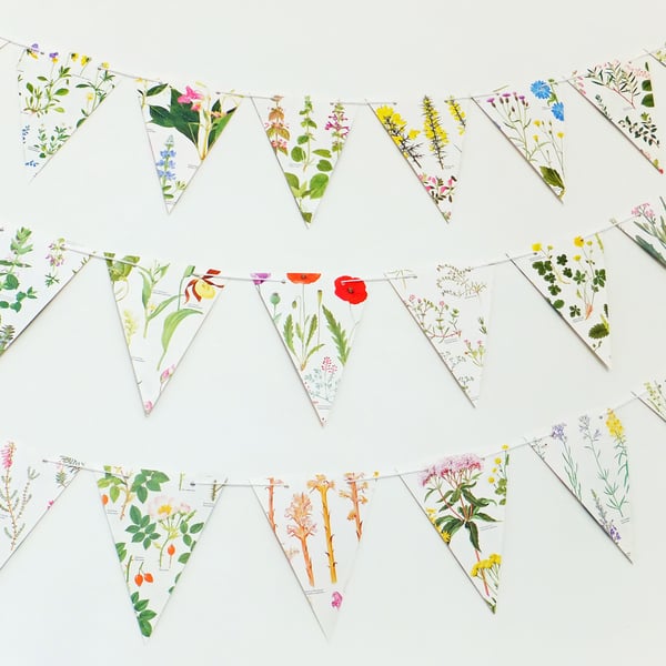 British Wild Flower Bunting