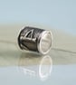 Silver Rune Bead Personalised Viking Charm For Necklace or Bracelet - Image 1
