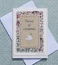 Peace at Christmas, hand-stitched text, dove, pretty Liberty background fabric - Image 4