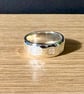 "Plutonium" - Heavy Sterling Silver Ring - 11g - Made To Any Size - 8mm x 3mm - Image 7