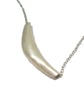 handmade sterling silver pod pendant - Image 3