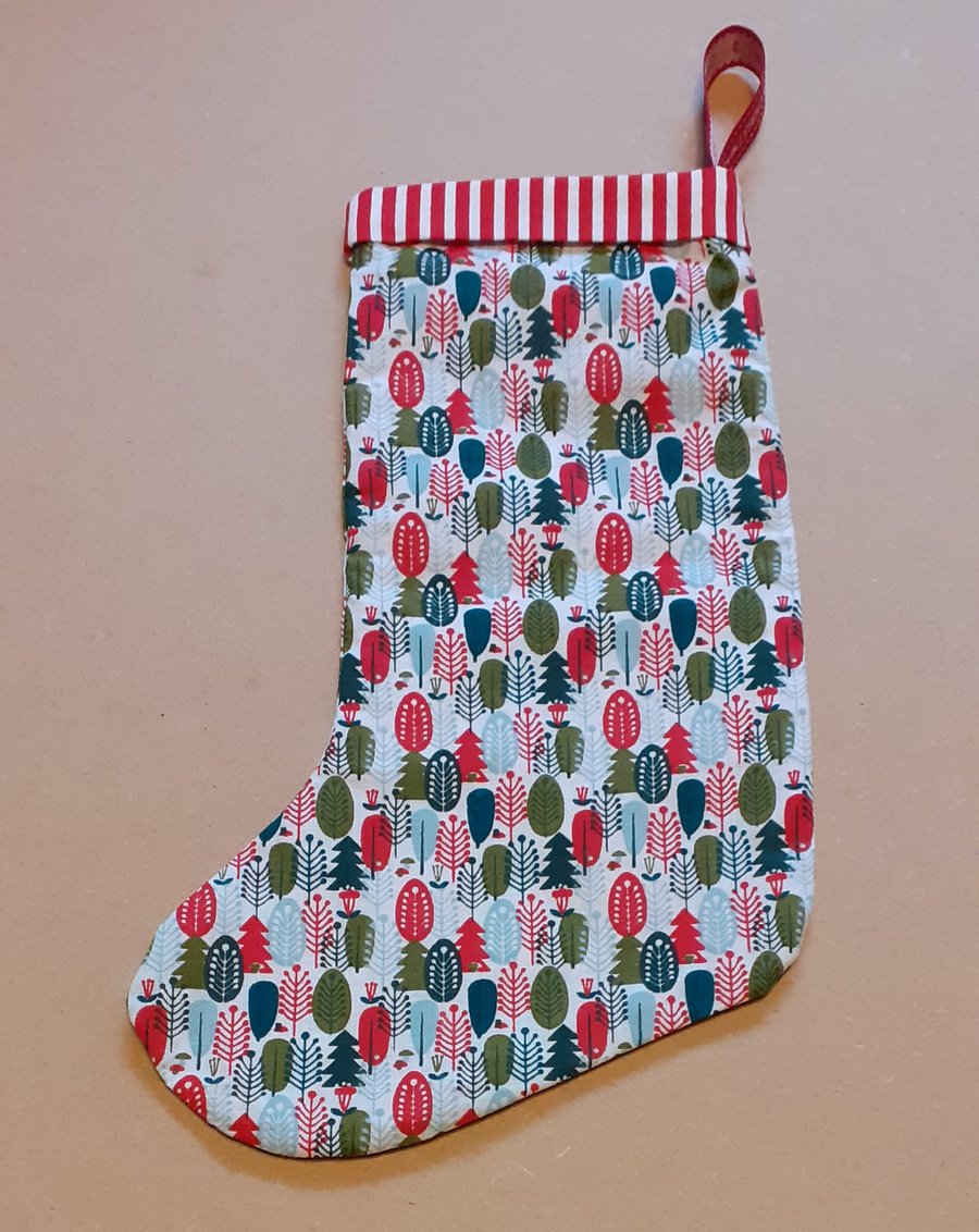 Christmas Stocking – Christmas Tree Scandi 