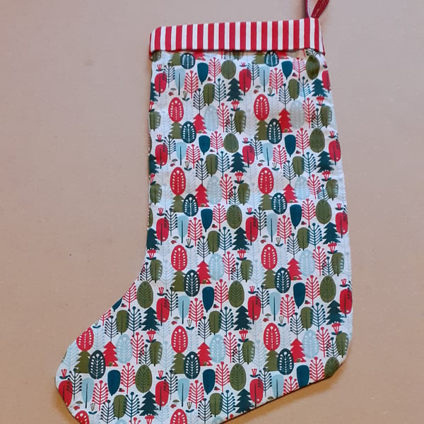 Christmas Stocking – Christmas Tree Scandi 