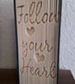 Follow your Heart CUT & FOLD Book Folding Pattern - EMAILED PDF PATTERN - Image 1