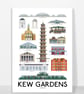 Kew Gardens A3 Print - Image 1