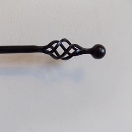 Curtain Pole & Brackets.............................Wrought Iron (Forged Steel) 