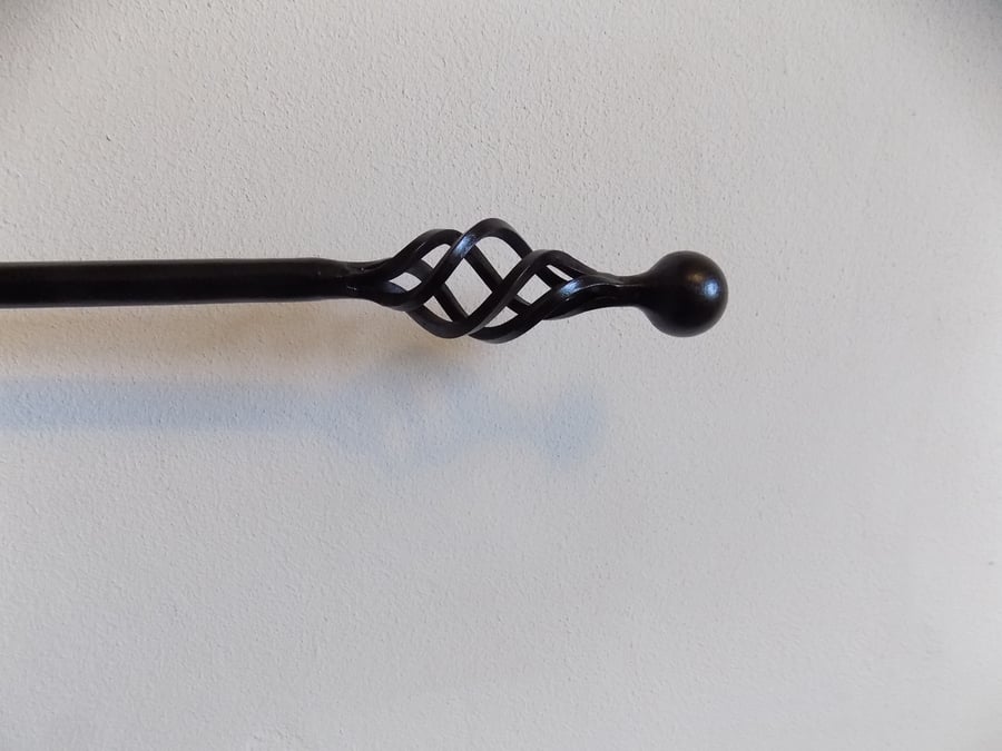 Curtain Pole & Brackets.............................Wrought Iron (Forged Steel) 