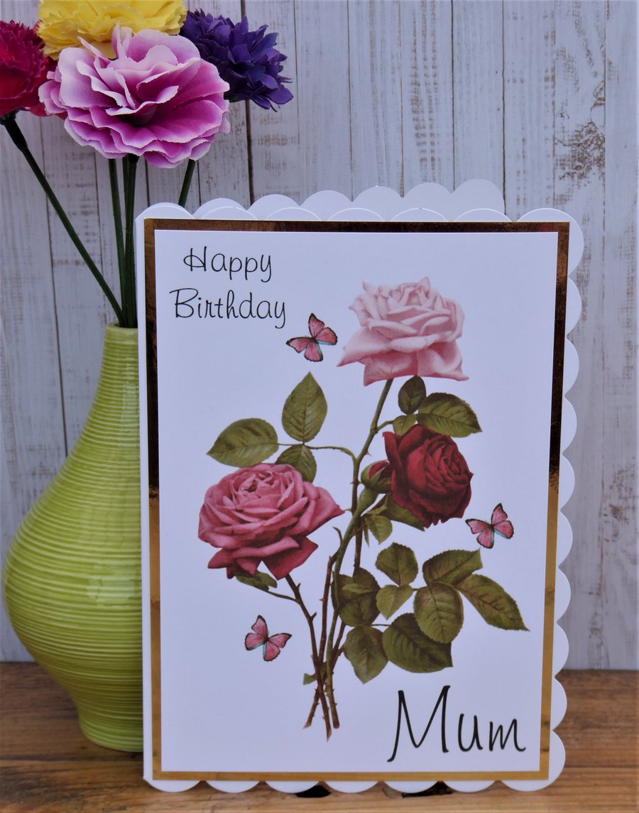 C4277   Card    Happy Birthday Mum 