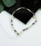 Mixed Gemstone Anklet in Pretty Pastel Shades - Image 2