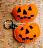 Pumpkin Felt Brooch. - Image 3