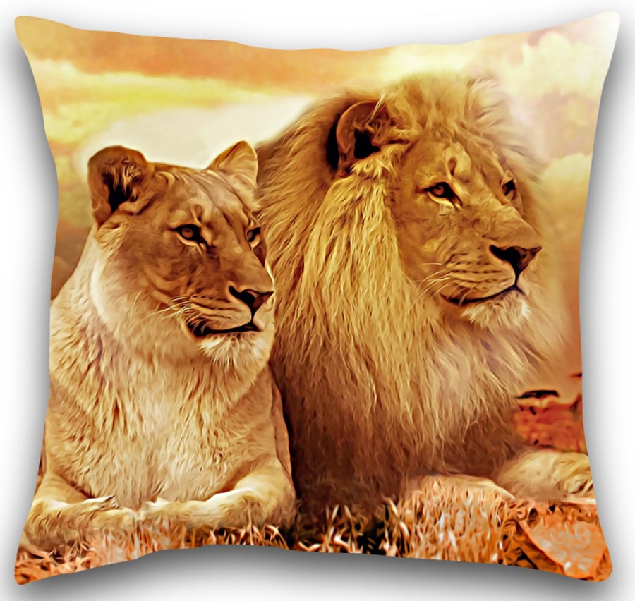 Lion Cushion Lion pillow 
