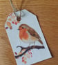 Handmade Bookmark Robins Appear - Image 2