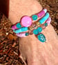 "Parisienne" - Set of 3 beaded bracelets - Image 1