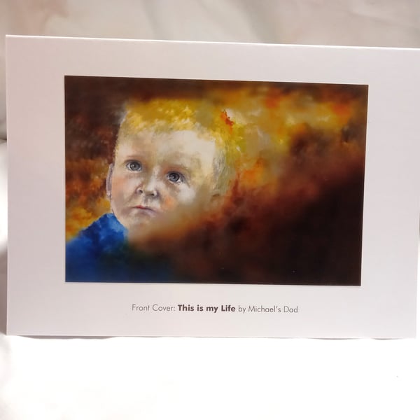 original hand painted print of a Sussex child printed Greeting Card for charity