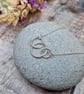 Sterling Silver Three Circle Interlocking Necklace - JBJ2048 - Image 3