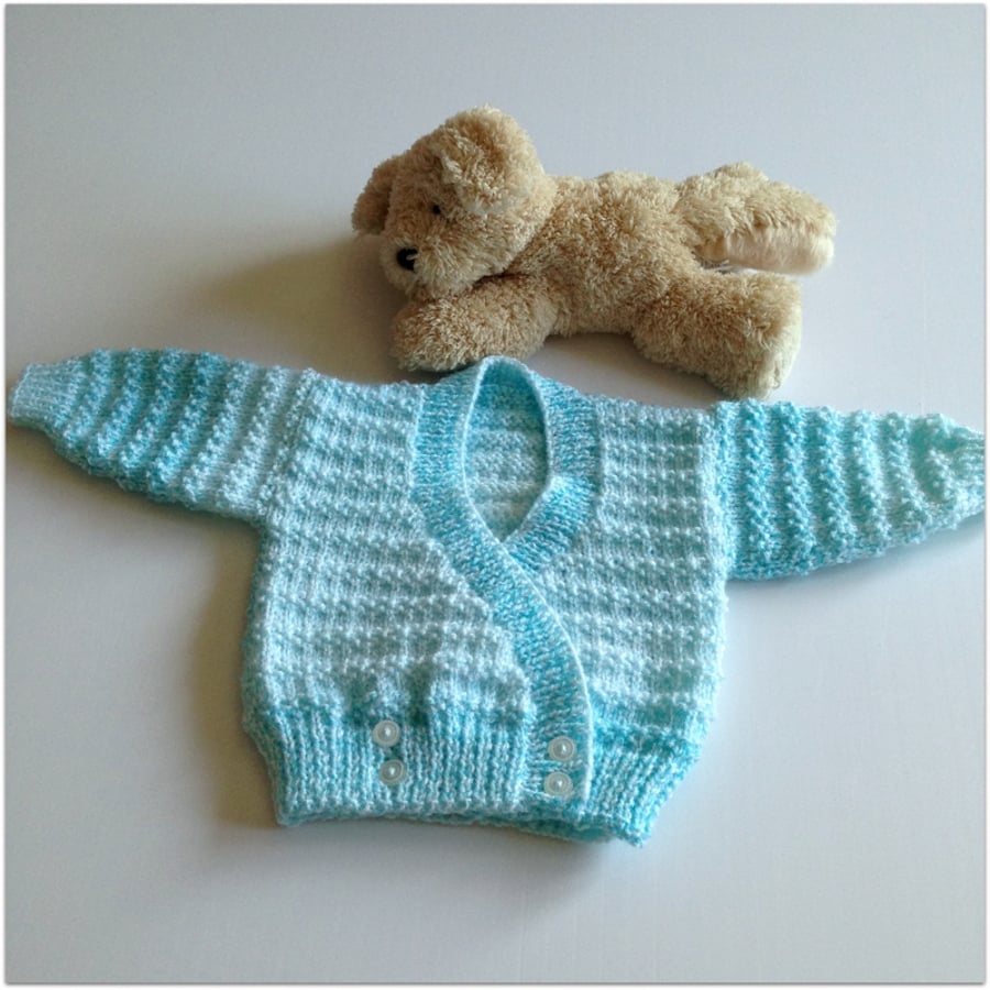 Baby Crossover Cardigan - Girl's 0-3 months