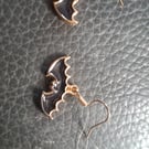 Halloween themed earrings-batwings