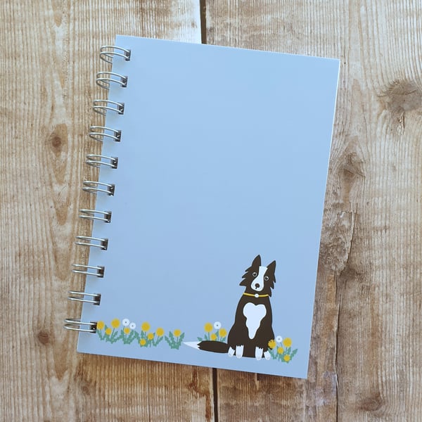 Border Collie A6 Notebook