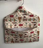Hanging Lined Cotton Peg Bag - Image 1