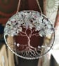 Fluorite Tree of life Sun Catcher, Wire wrapped tree ornament, window decoration - Image 3