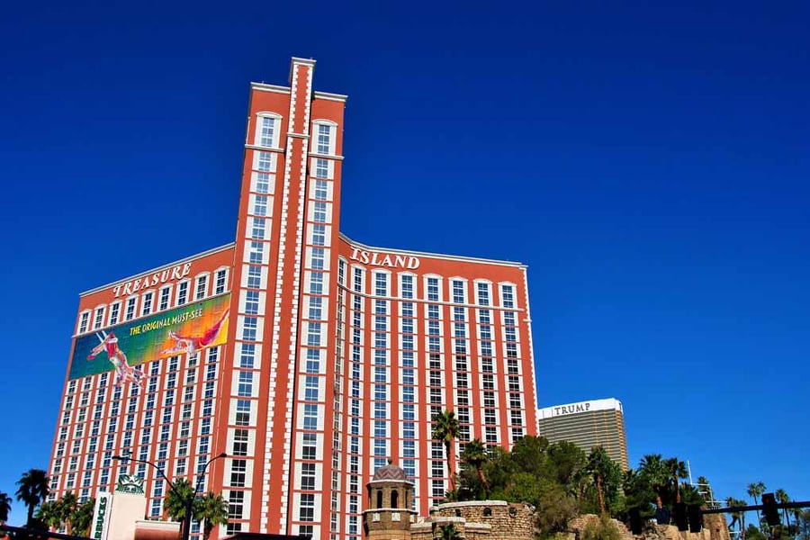 Treasure Island Hotel Las Vegas America Photograph Print