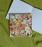 Square Hardcover Sketchbook with Spring Meadow Design - Image 9