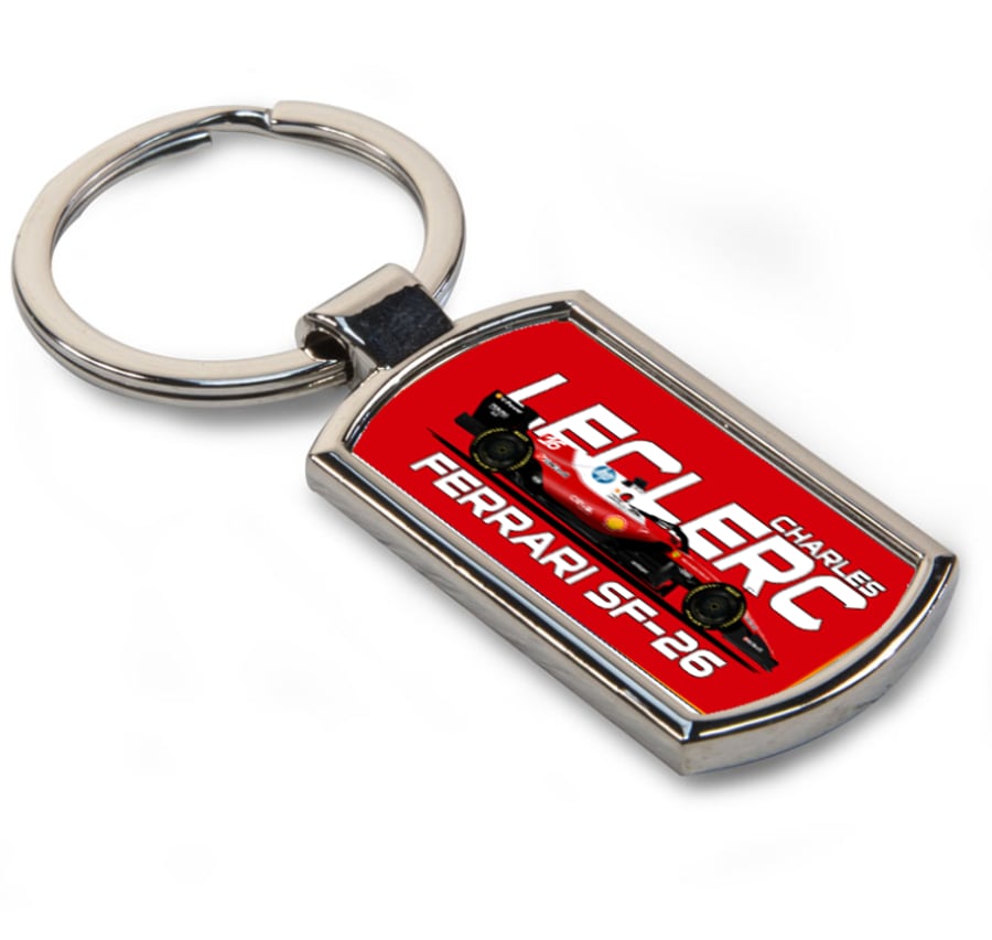 Charles Leclerc 2026 SF26 F1 Keyring Gift