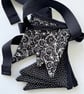 SALE 2026 - HALLOWEEN SPIDERS BUNTING - black and white, polka dots