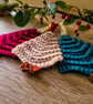 Set of 3 Crochet Christmas Tree Decorations - Image 4