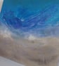 Coffee at The Beach Abstract Painting - Image 4