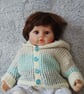 Hand Knitted Baby Jacket, Unisex Baby Cardigan, 0-3 Months Baby Cardigan - Image 7
