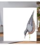 Nut hatch greeting card  - Image 1