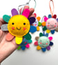 Happy Rainbow Felt Flower Lavender Bags - Image 5