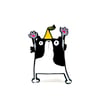 Party Cat enamel pin 
