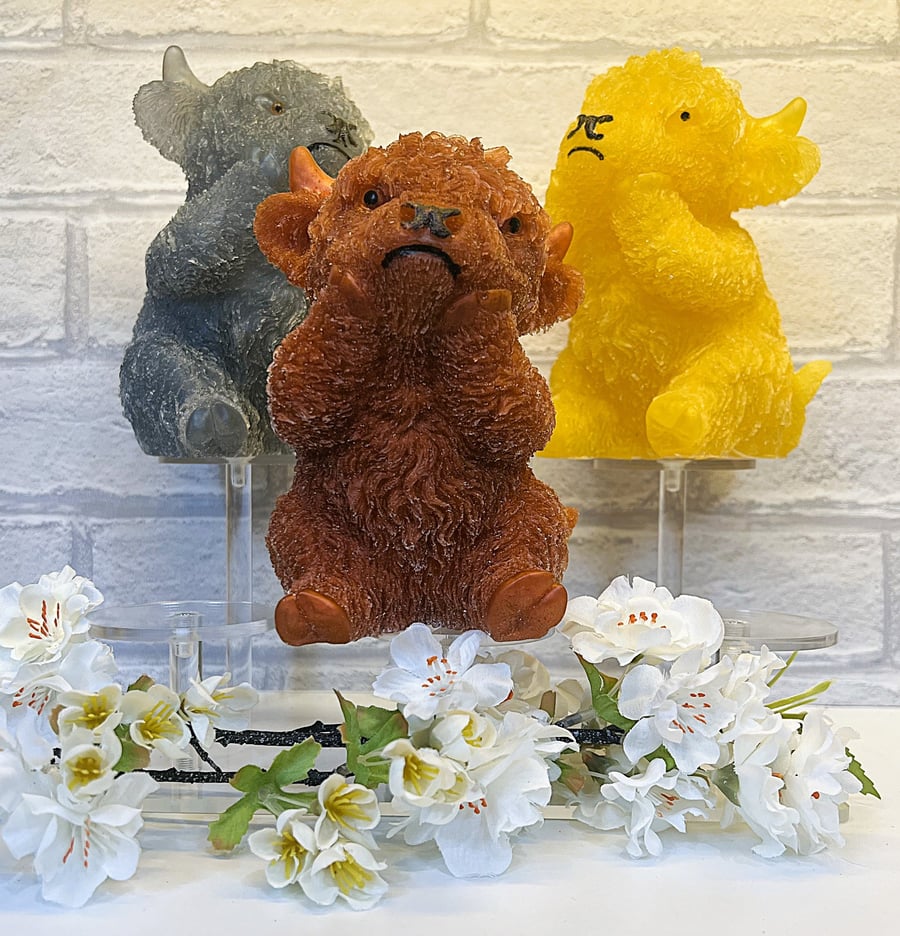 Highland Cow. Various Colours Available In "Choose Options"