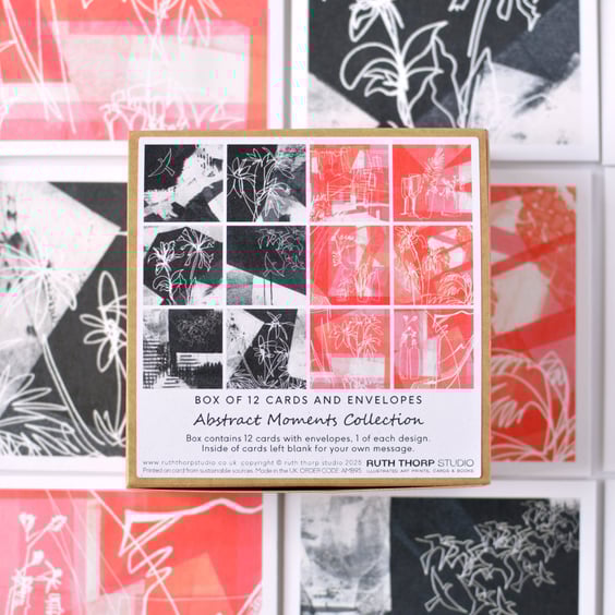 Abstract Moments Collection - Box of 12 Small Cards