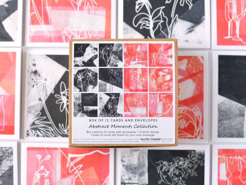 Abstract Moments Collection - Box of 12 Small Cards