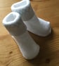 Hand Smocked Baby Socks, Pale Blue - Image 2