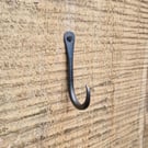 Small Tapered Tip Hook Hand Forged