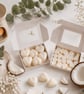 Coconut Heart Wax Melts, Tropical Scent, Vegan, Uk Handmade