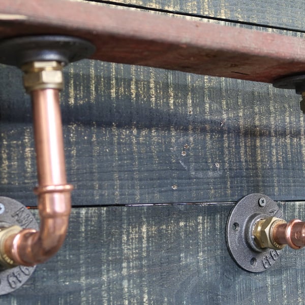 Shelf bracket, steam punk, industrial