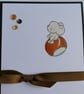 Birthday Card - Mouse on a Conker  - Image 2