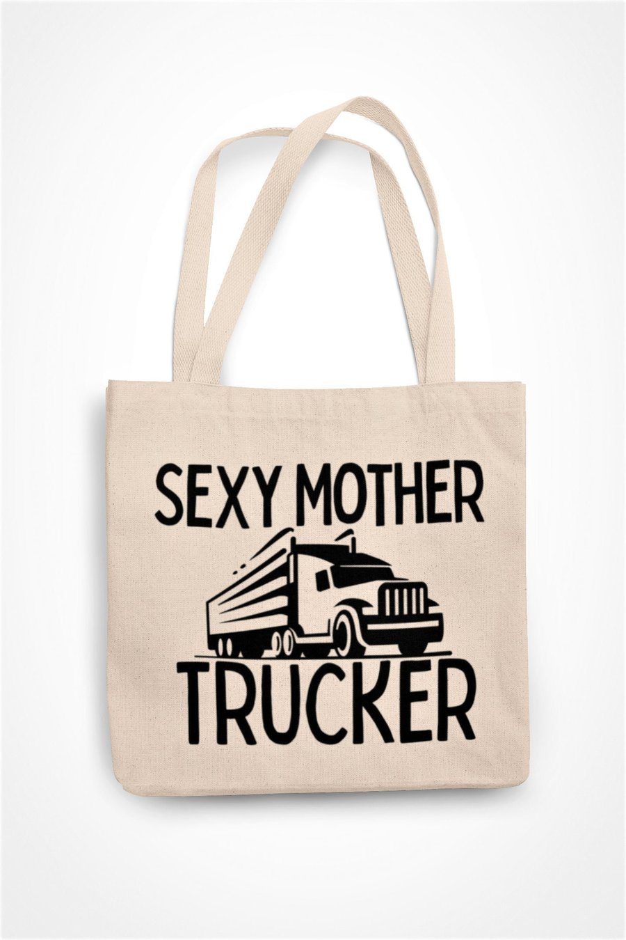 Sexy Mother Trucker Tote Bag Funny Novelty Truck Driver Shopper Bag Funny Gift 