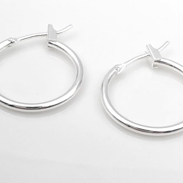 (EK63 silver) 10 pcs Gold Plated Earrings Hoop Findings