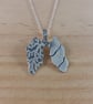 Sterling Silver Anatomical Lungs Necklace (SKU190825)