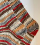 Men's Hand Knitted Wool Socks in Robin Colours Size 10 - Image 3