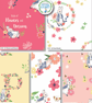 Peter Rabbit Flowers and Dreams fat quarter pack - Image 1