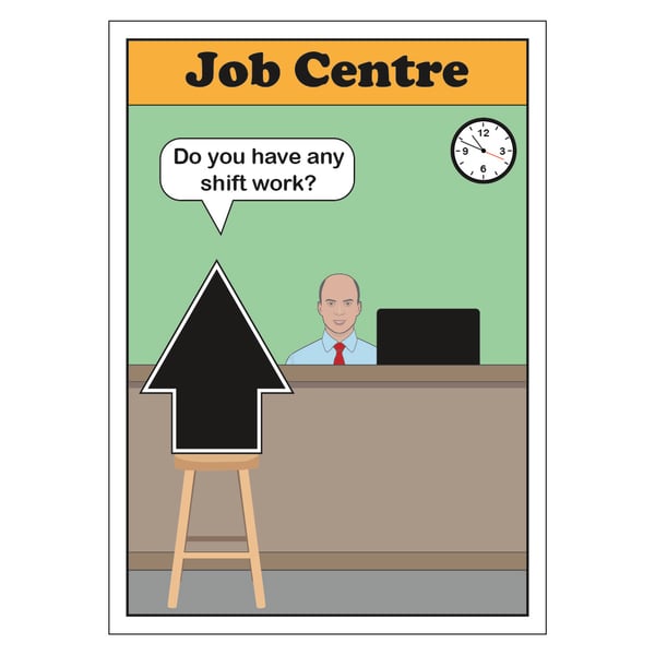 Shift Work Postcard