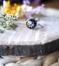 Adjustable Resin Flower Ring, Handmade with Real Dried Flowers, Hypoallergenic - Image 3